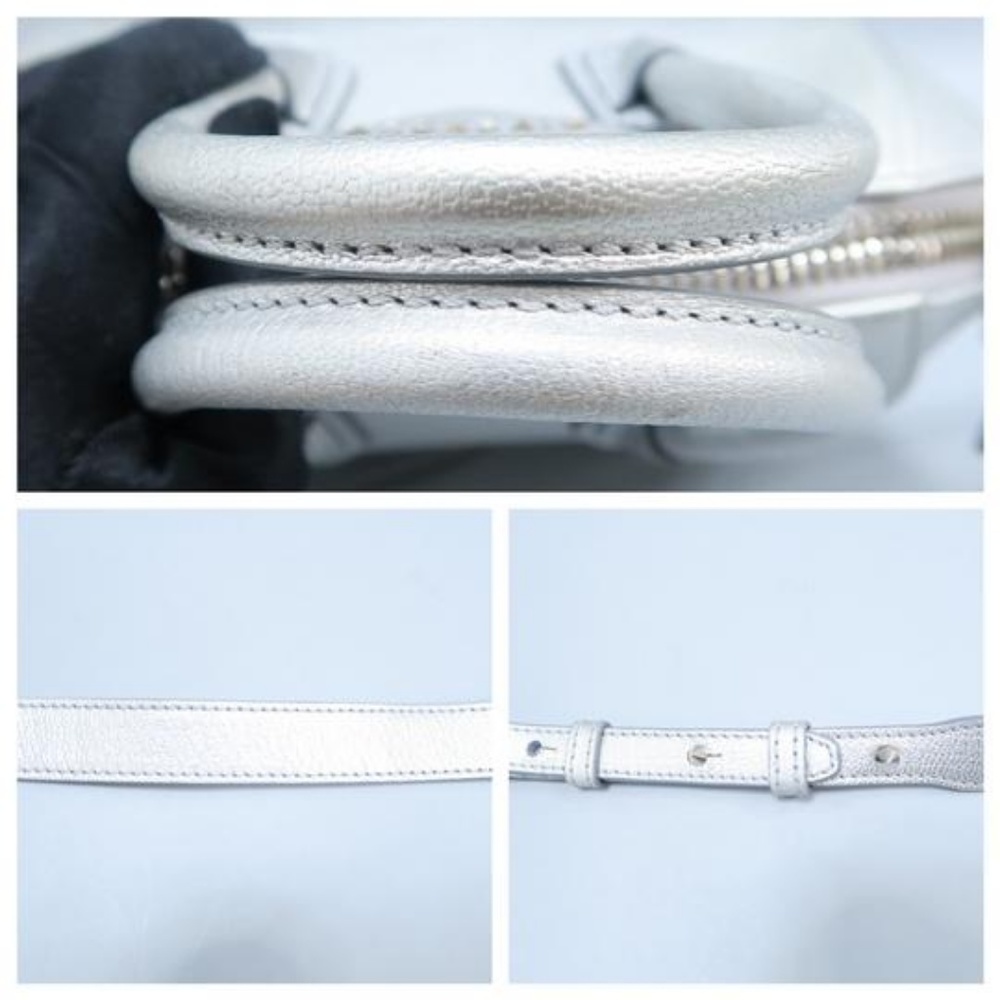 SOLD Givenchy Antigona Mini Silver Crossbody Bag - Picture 3 of 8